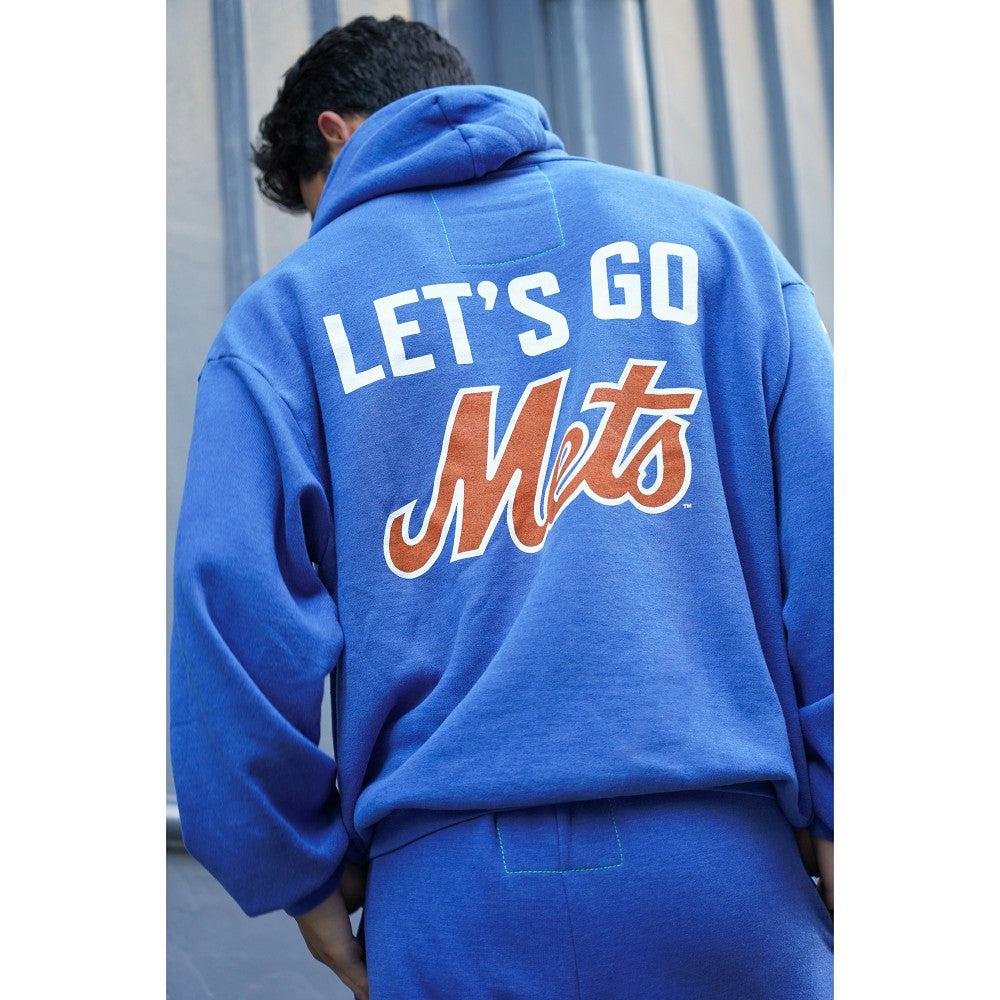 New York Mets Aviator Nation x MLB Unisex Relaxed Tri-Blend Hoodie | MLB New