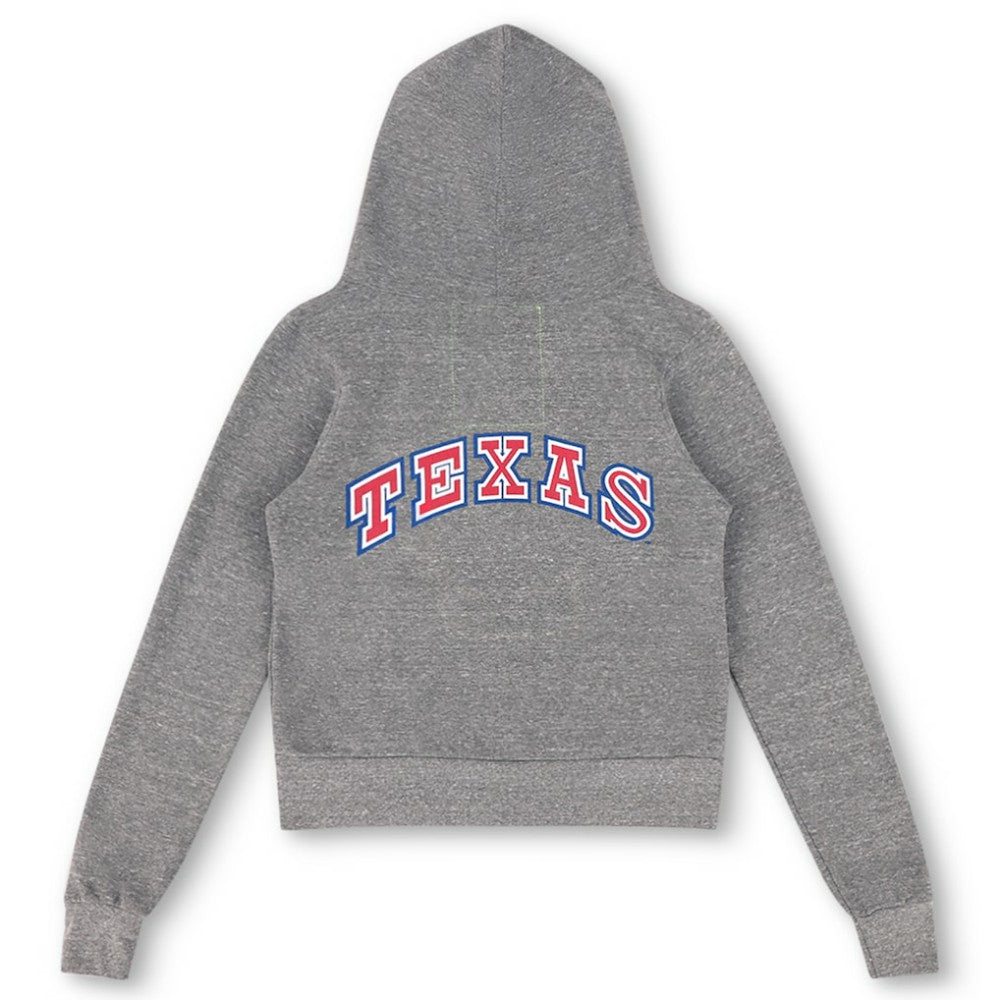 Texas Rangers Aviator Nation x MLB Unisex 5-Stripe Tri-Blend Full-Zip Hoodie | MLB Near me