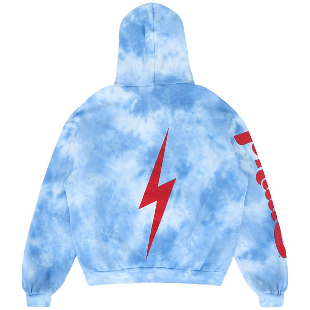 Philadelphia Phillies Aviator Nation x MLB Unisex Tie-Dye Tri-Blend Pullover Hoodie | MLB Sale