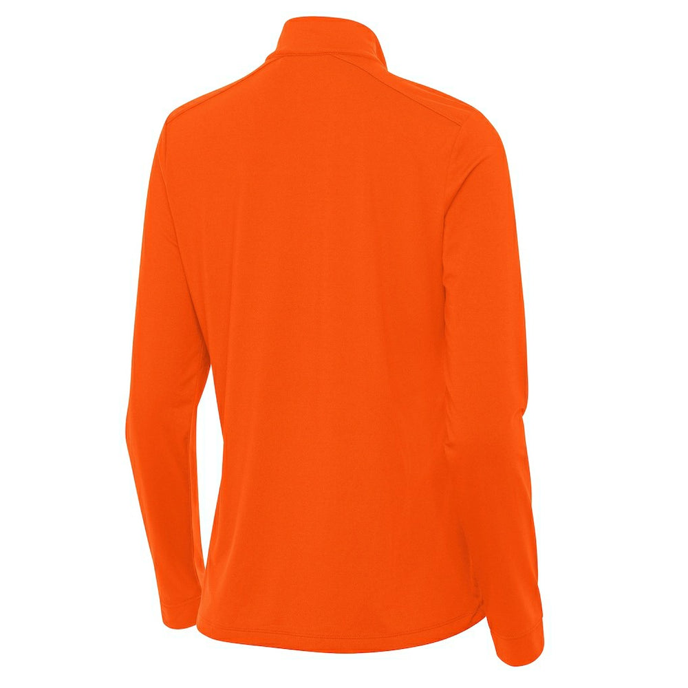 Cincinnati Bengals  Antigua Women's Streak Intent Quarter-Zip Sweatshirt