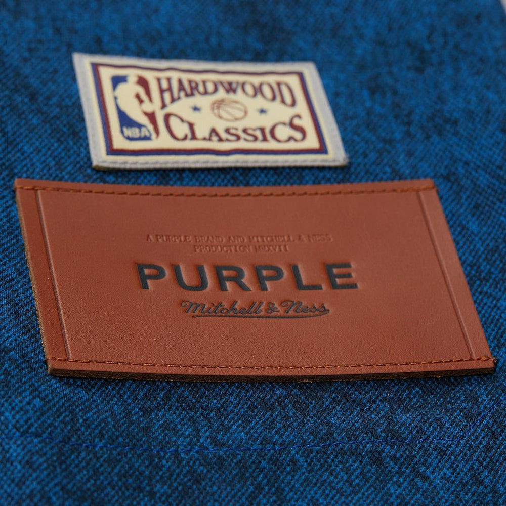 New York Knicks x Purple Brand Button-Up Shooting Shirt Online