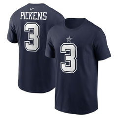 Dallas Cowboys Nike George Pickens  Name & Number T-Shirt