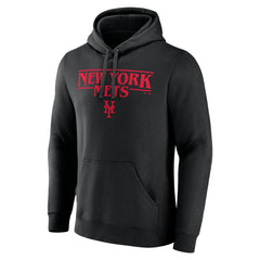 New York Mets Stranger Things Logo Lockup Pullover Hoodie | MLB New