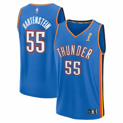 Isaiah Hartenstein Oklahoma City Thunder 2025 NBA Finals Champions Fast Break Replica Player Jersey Outlet