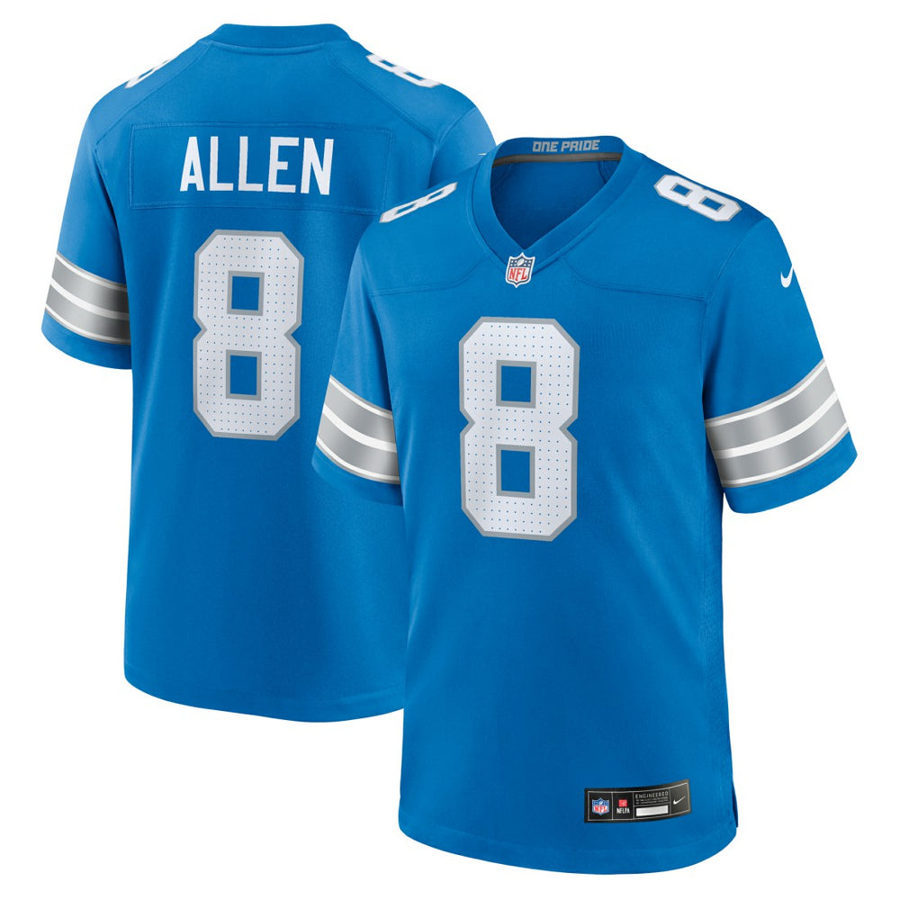Detroit Lions Nike Kyle Allen  Team Game Jersey