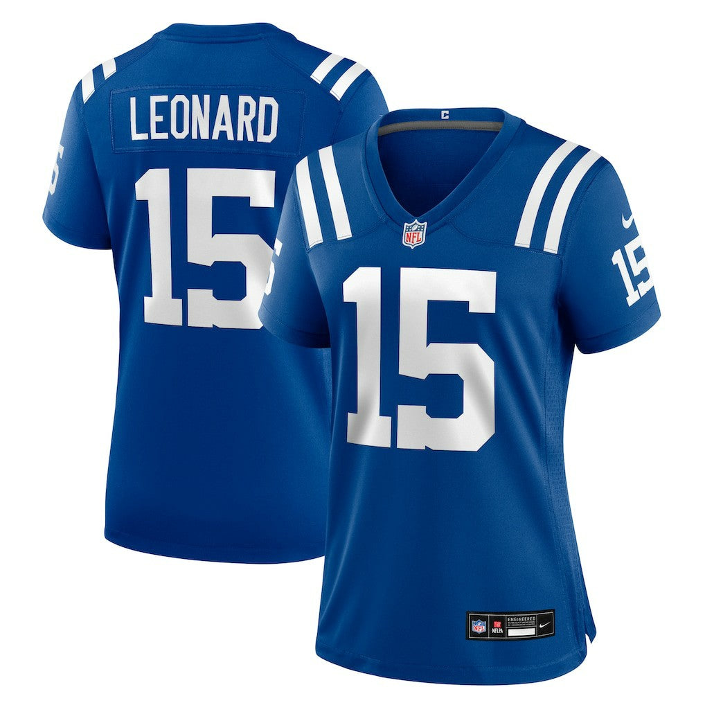 Indianapolis Colts Nike Riley Leonard  Women's Team Game Jersey