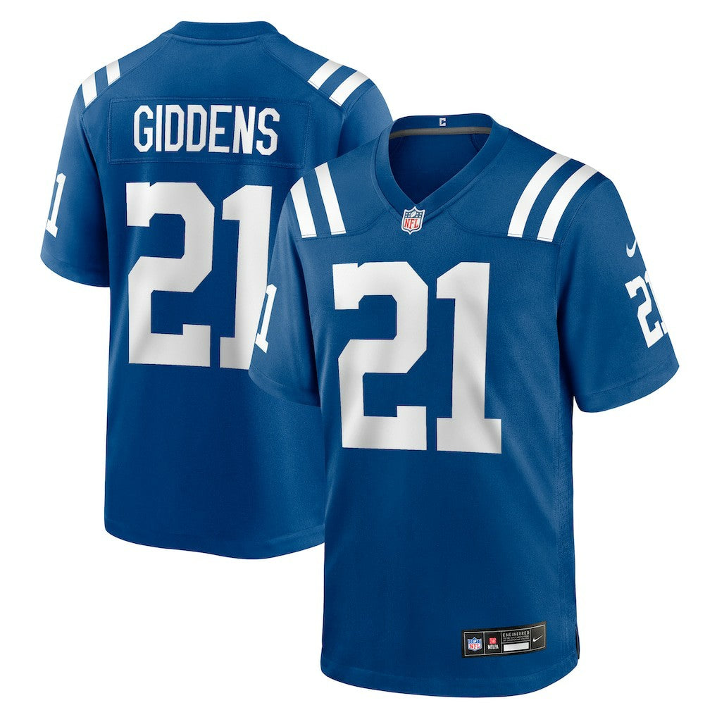Indianapolis Colts Nike DJ Giddens  Team Game Jersey