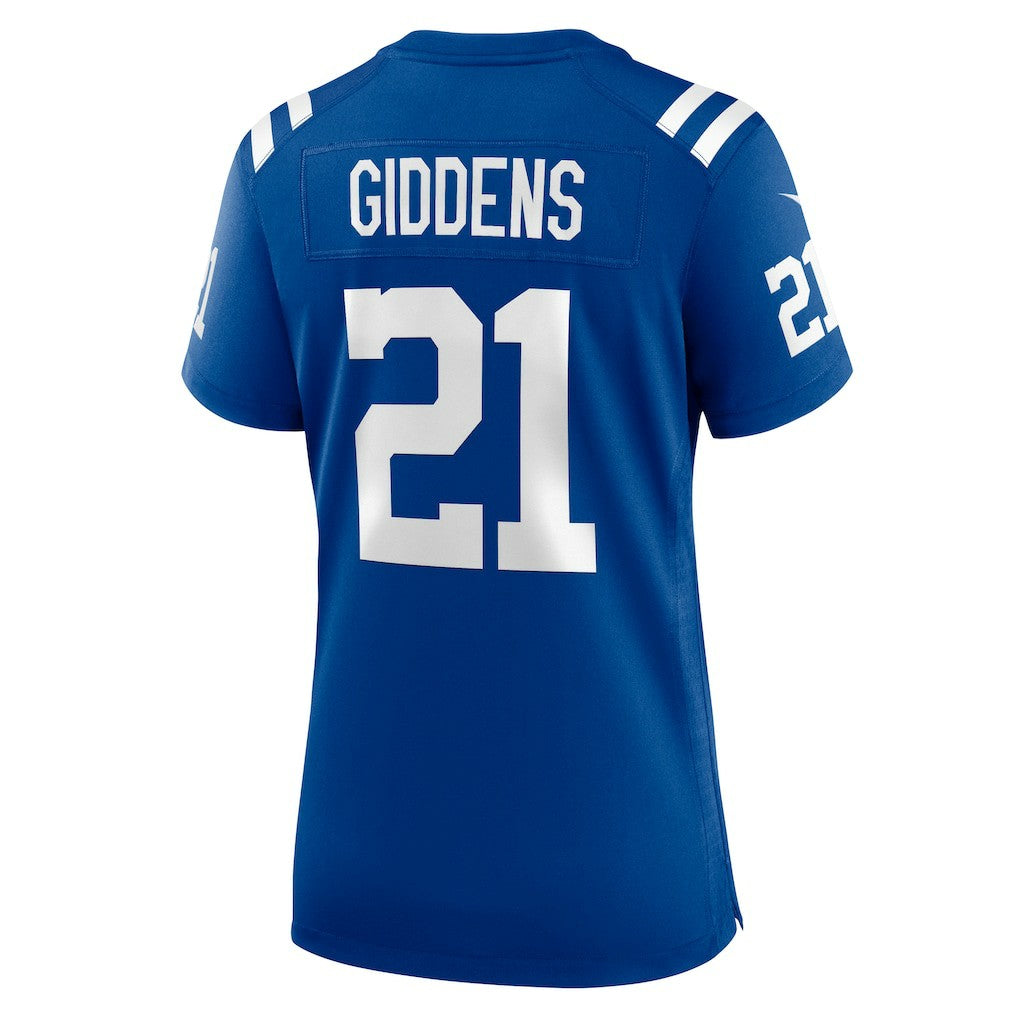 Indianapolis Colts Nike DJ Giddens  Women's Team Game Jersey