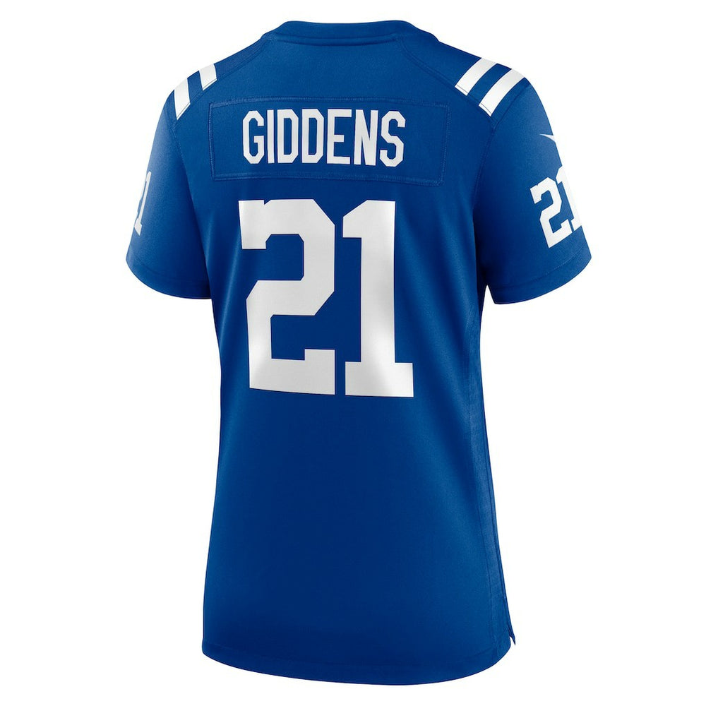 Indianapolis Colts Nike DJ Giddens  Women's Team Game Jersey