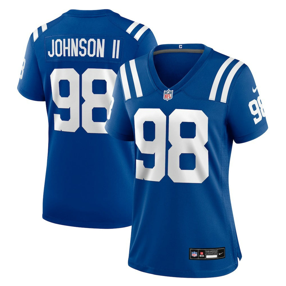 Indianapolis Colts Nike Eric Johnson II  Women's Team Game Jersey