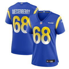 Los Angeles Rams Nike David Quessenberry  Women's Team Game Jersey