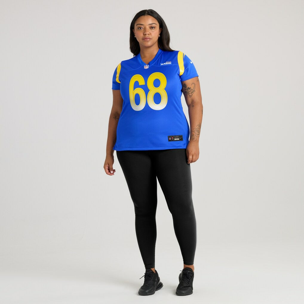 Los Angeles Rams Nike David Quessenberry  Women's Team Game Jersey