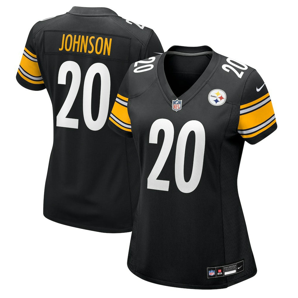 Pittsburgh Steelers Nike Kaleb Johnson  Women's Team Game Jersey
