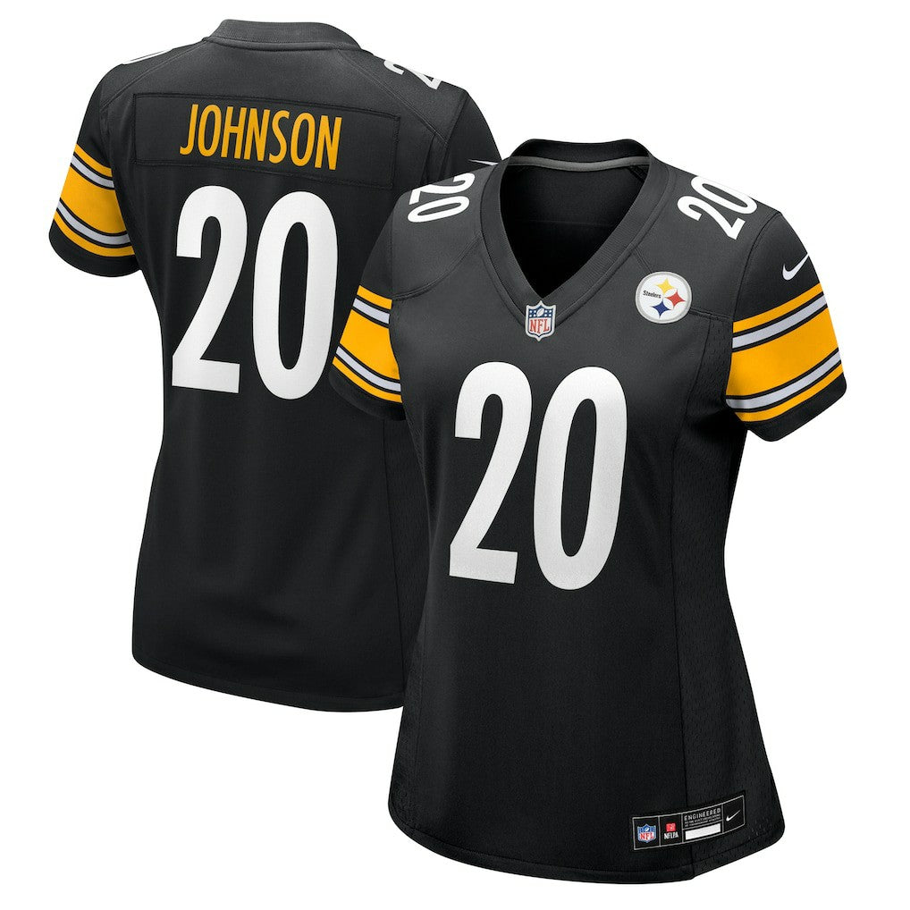 Pittsburgh Steelers Nike Kaleb Johnson  Women's Team Game Jersey