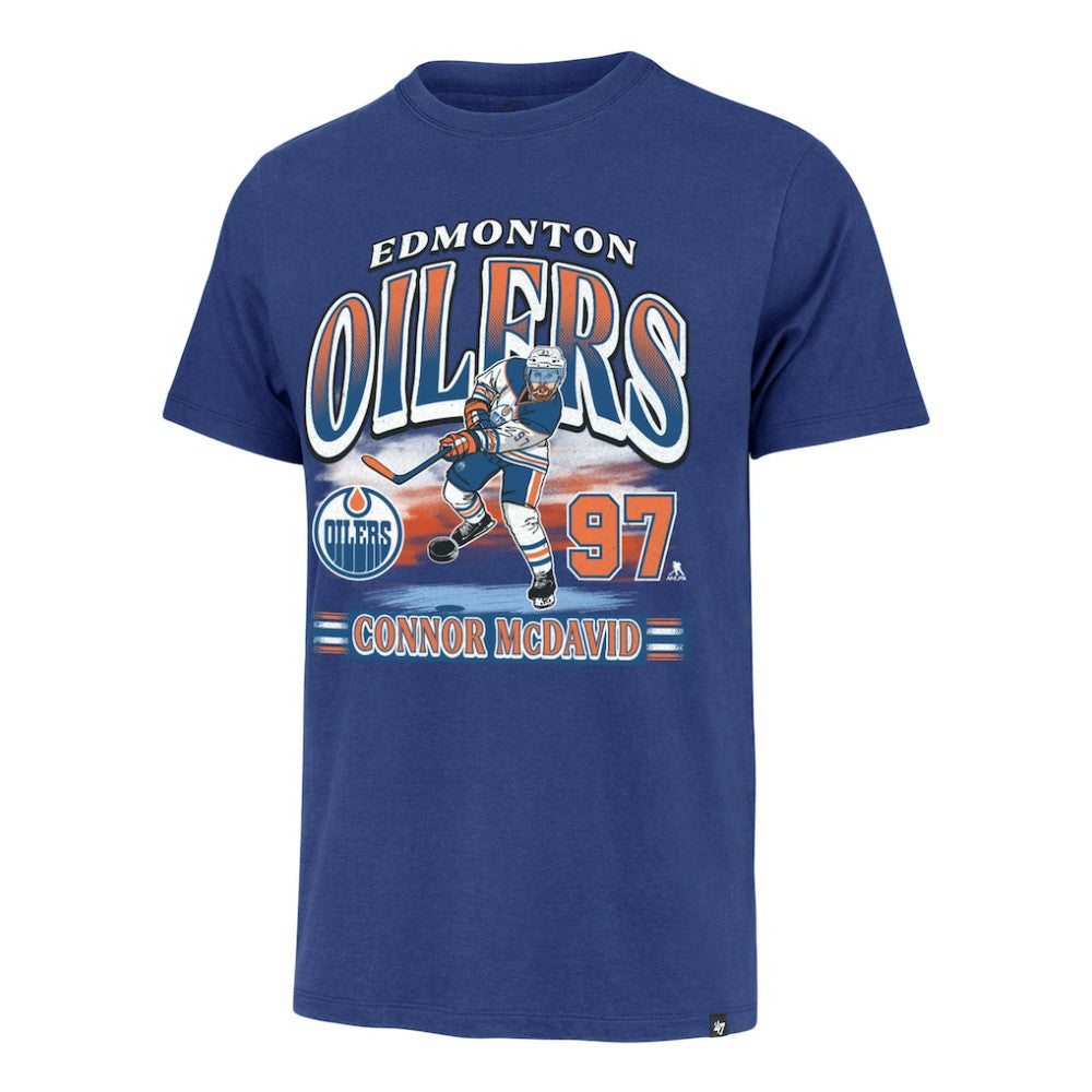 Connor McDavid Edmonton Oilers '47 Franklin Player Name & Number T-Shirt Discount