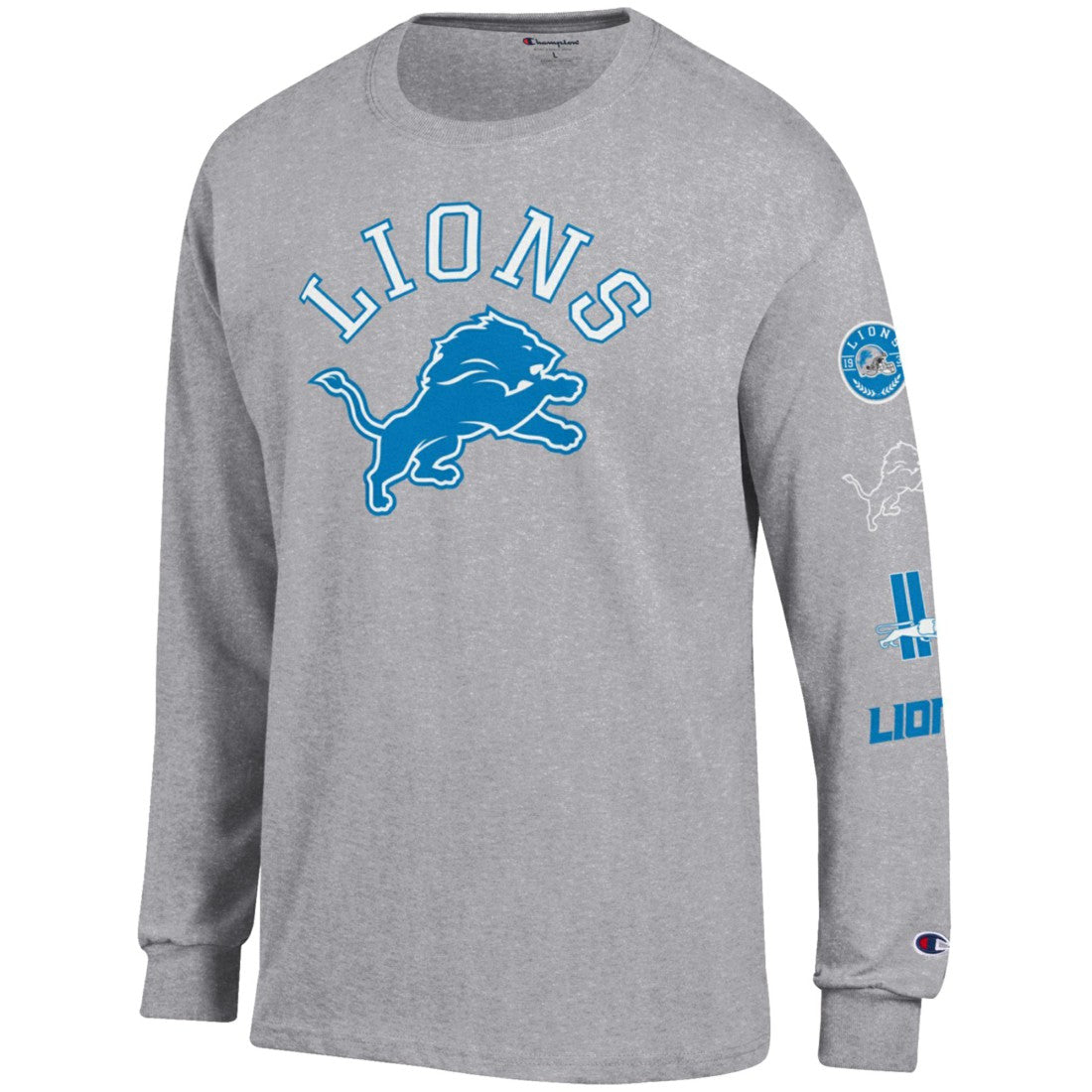 Detroit Lions Champion Seal Long Sleeve T-Shirt