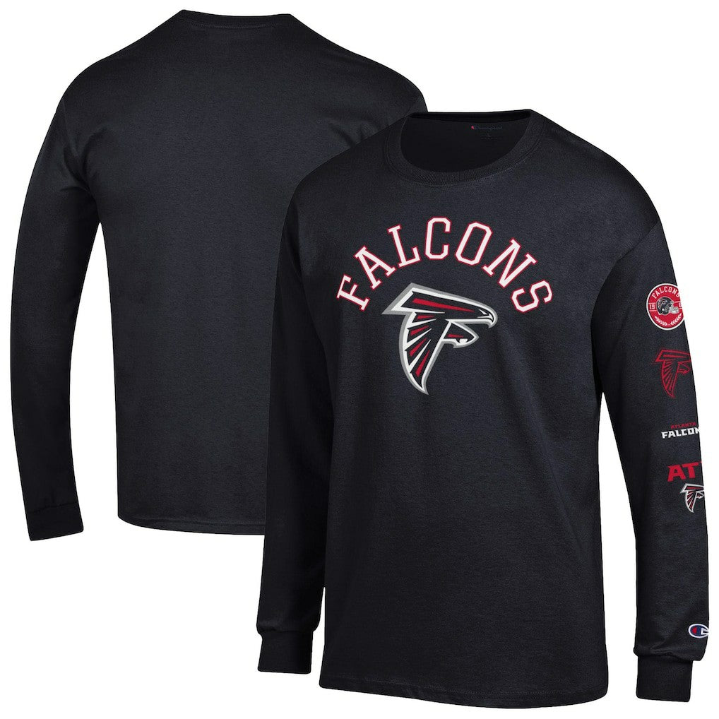 Atlanta Falcons Champion Seal Long Sleeve T-Shirt