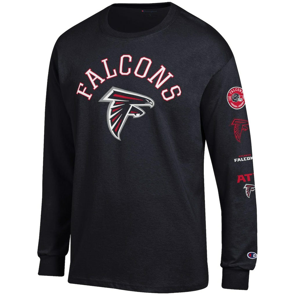 Atlanta Falcons Champion Seal Long Sleeve T-Shirt