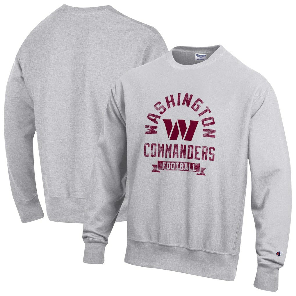 Washington Commanders Champion Reverse Weave Fleece Pullover Sweatshirt
