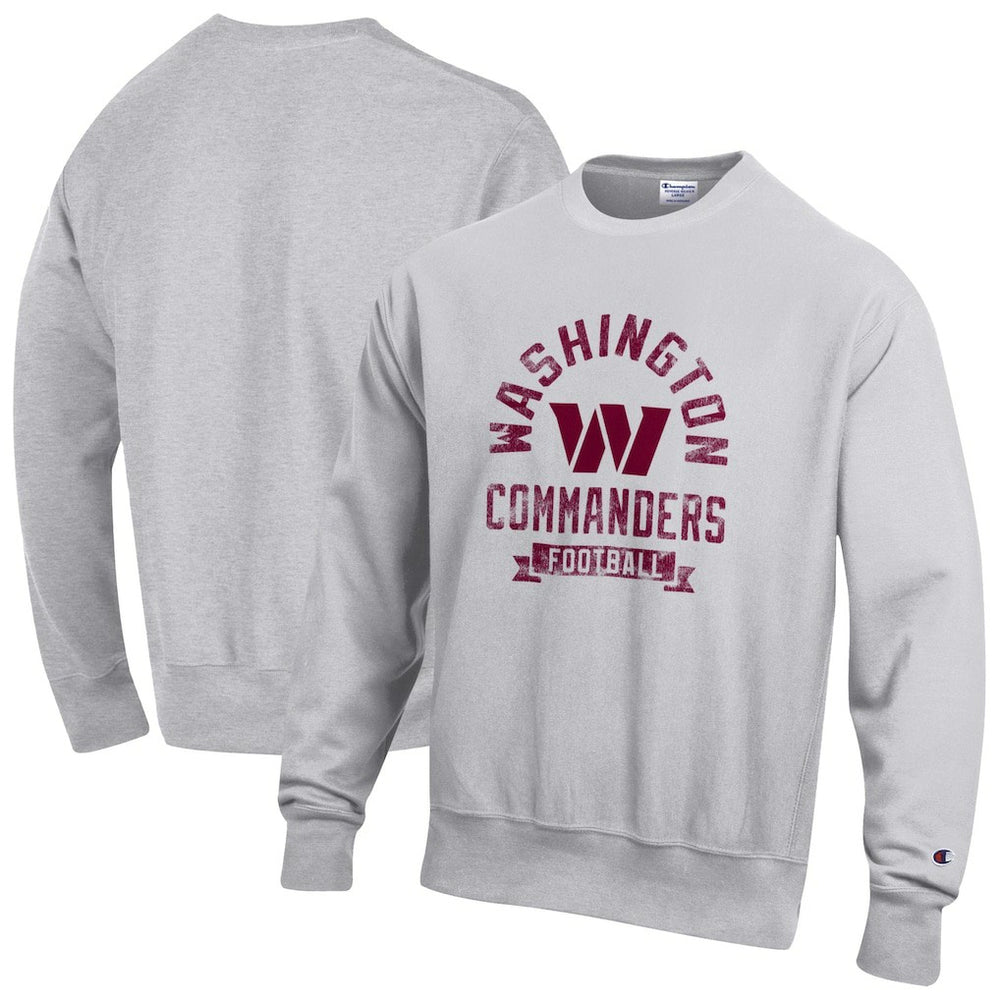 Washington Commanders Champion Reverse Weave Fleece Pullover Sweatshirt