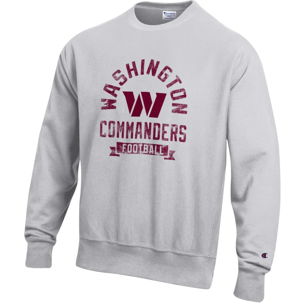 Washington Commanders Champion Reverse Weave Fleece Pullover Sweatshirt