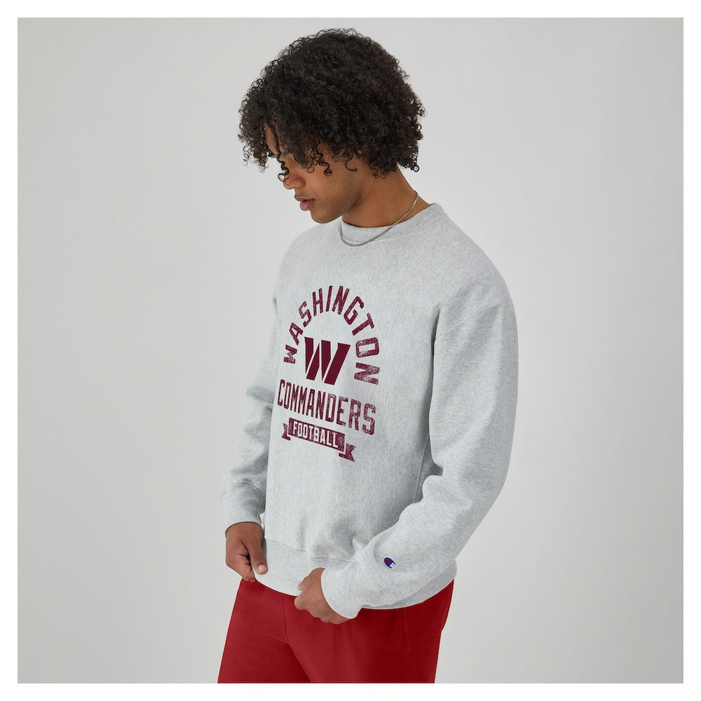 Washington Commanders Champion Reverse Weave Fleece Pullover Sweatshirt