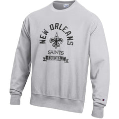 New Orleans Saints Champion Reverse Weave Fleece Pullover Sweatshirt