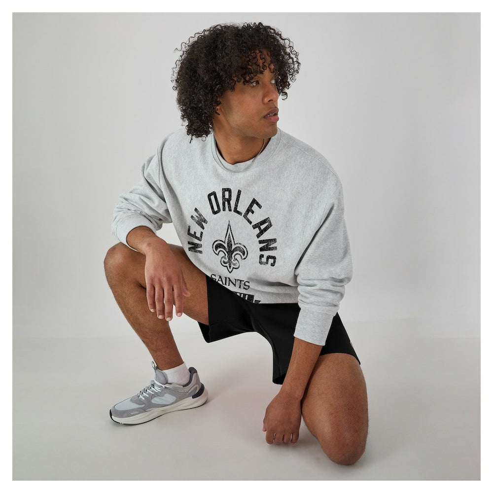 New Orleans Saints Champion Reverse Weave Fleece Pullover Sweatshirt
