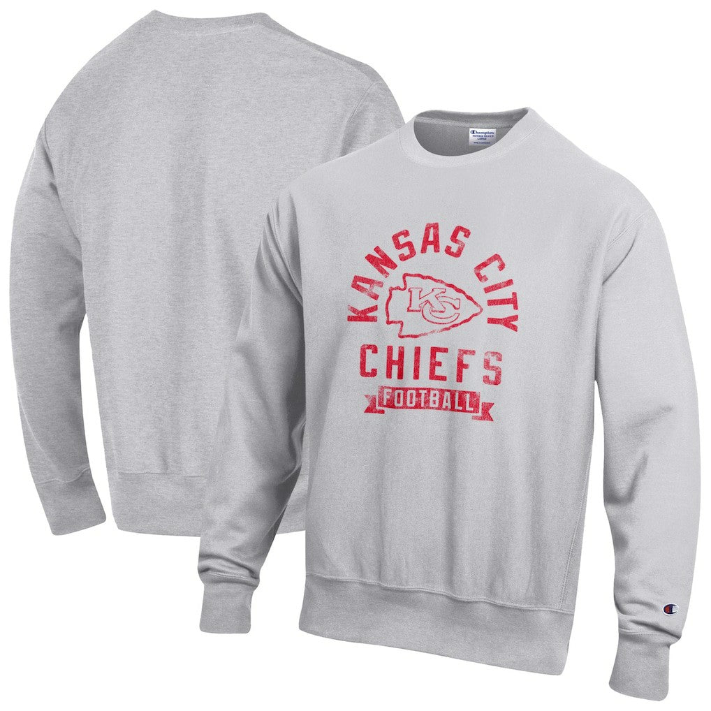 Kansas City Chiefs Champion Reverse Weave Fleece Pullover Sweatshirt