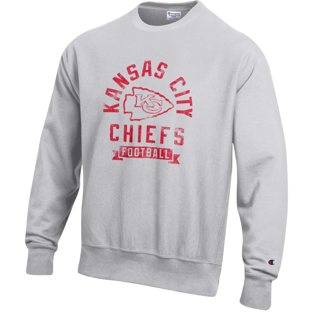 Kansas City Chiefs Champion Reverse Weave Fleece Pullover Sweatshirt