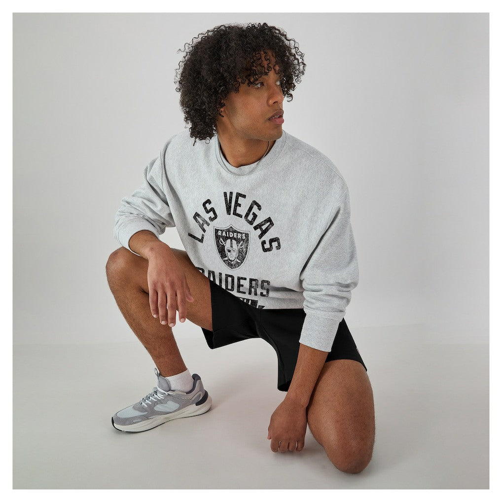 Las Vegas Raiders Champion Reverse Weave Fleece Pullover Sweatshirt