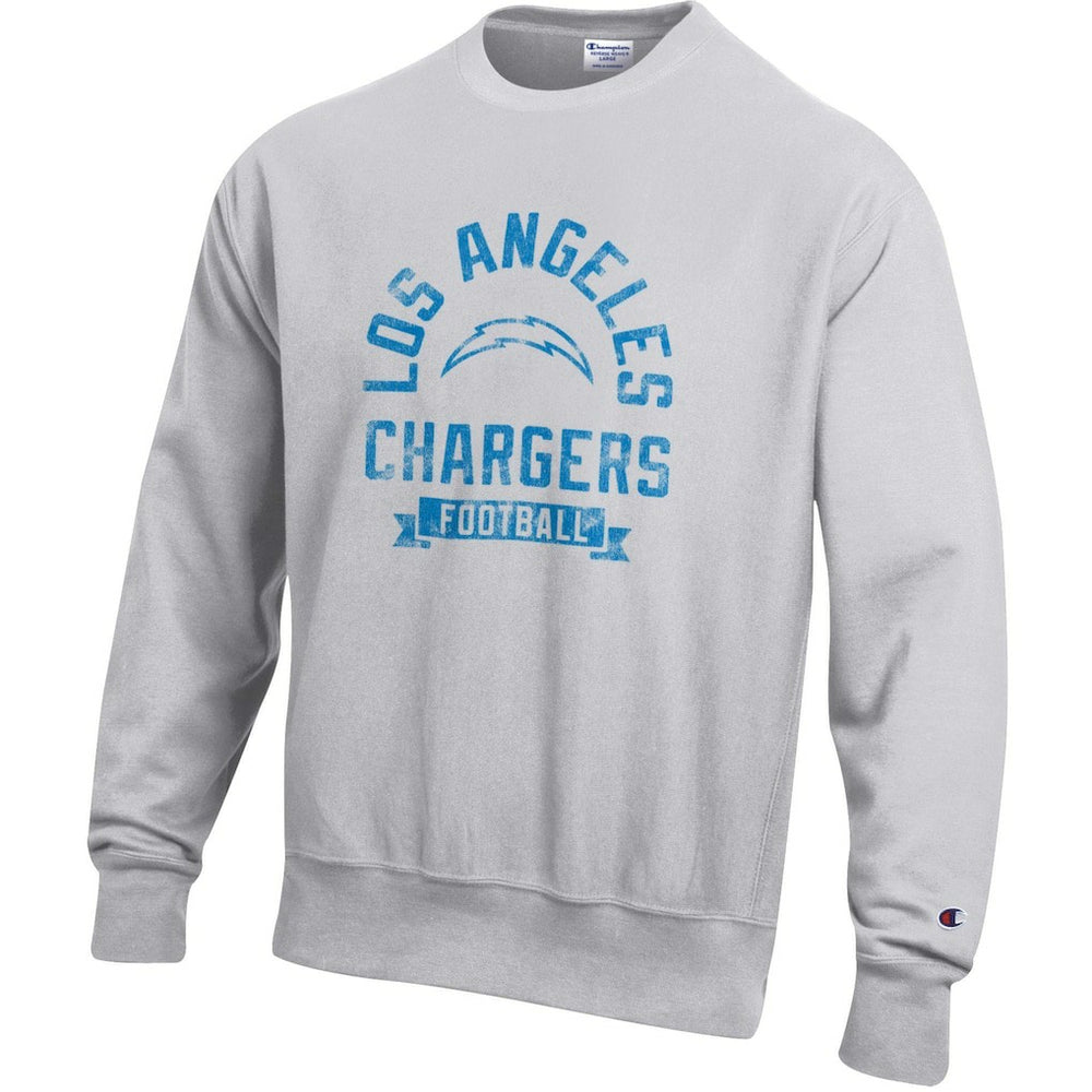 Los Angeles Chargers Champion Reverse Weave Fleece Pullover Sweatshirt