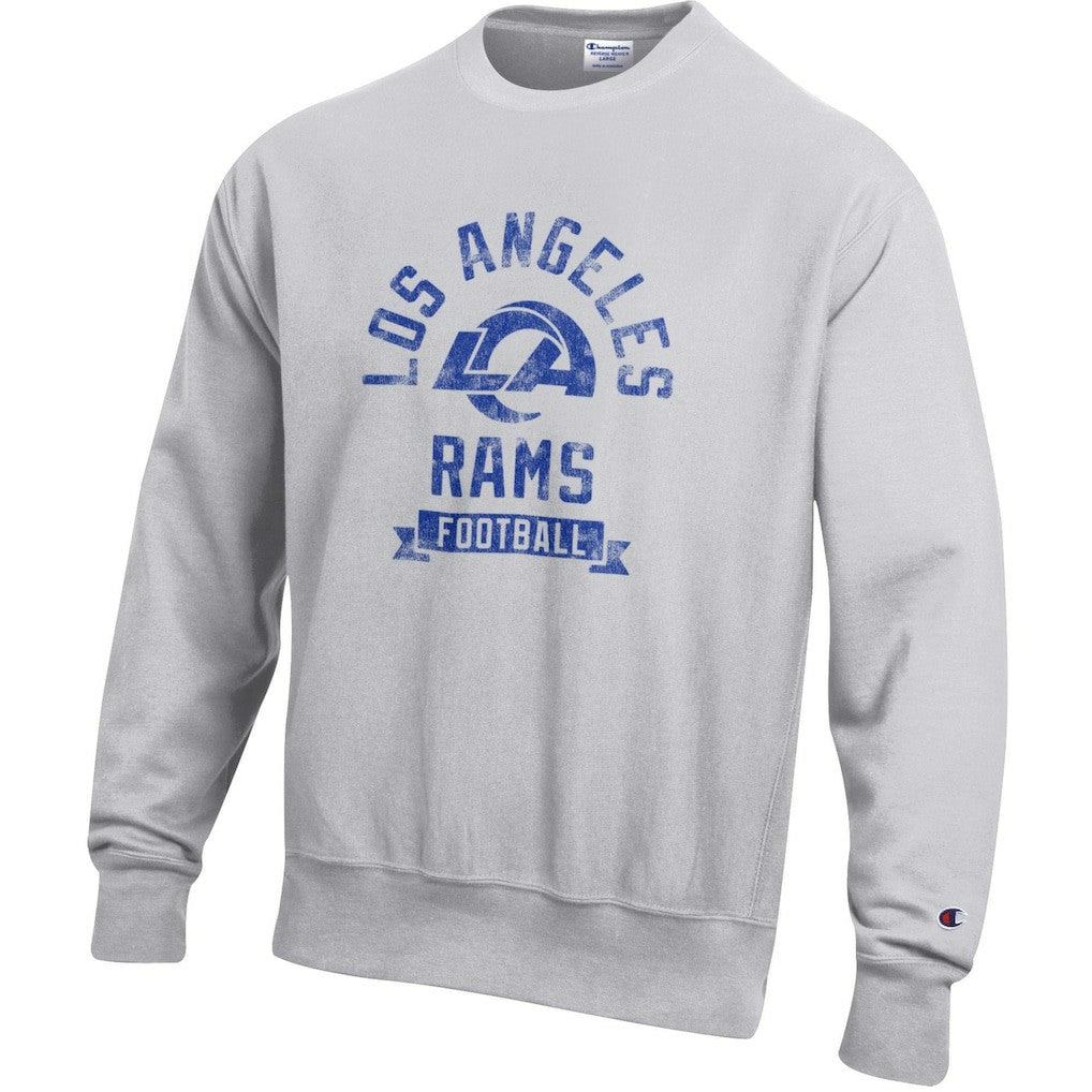 Los Angeles Rams Champion Reverse Weave Fleece Pullover Sweatshirt