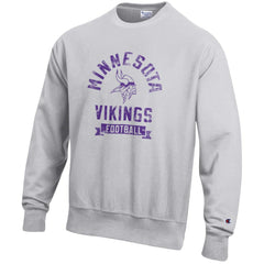 Minnesota Vikings Champion Reverse Weave Fleece Pullover Sweatshirt