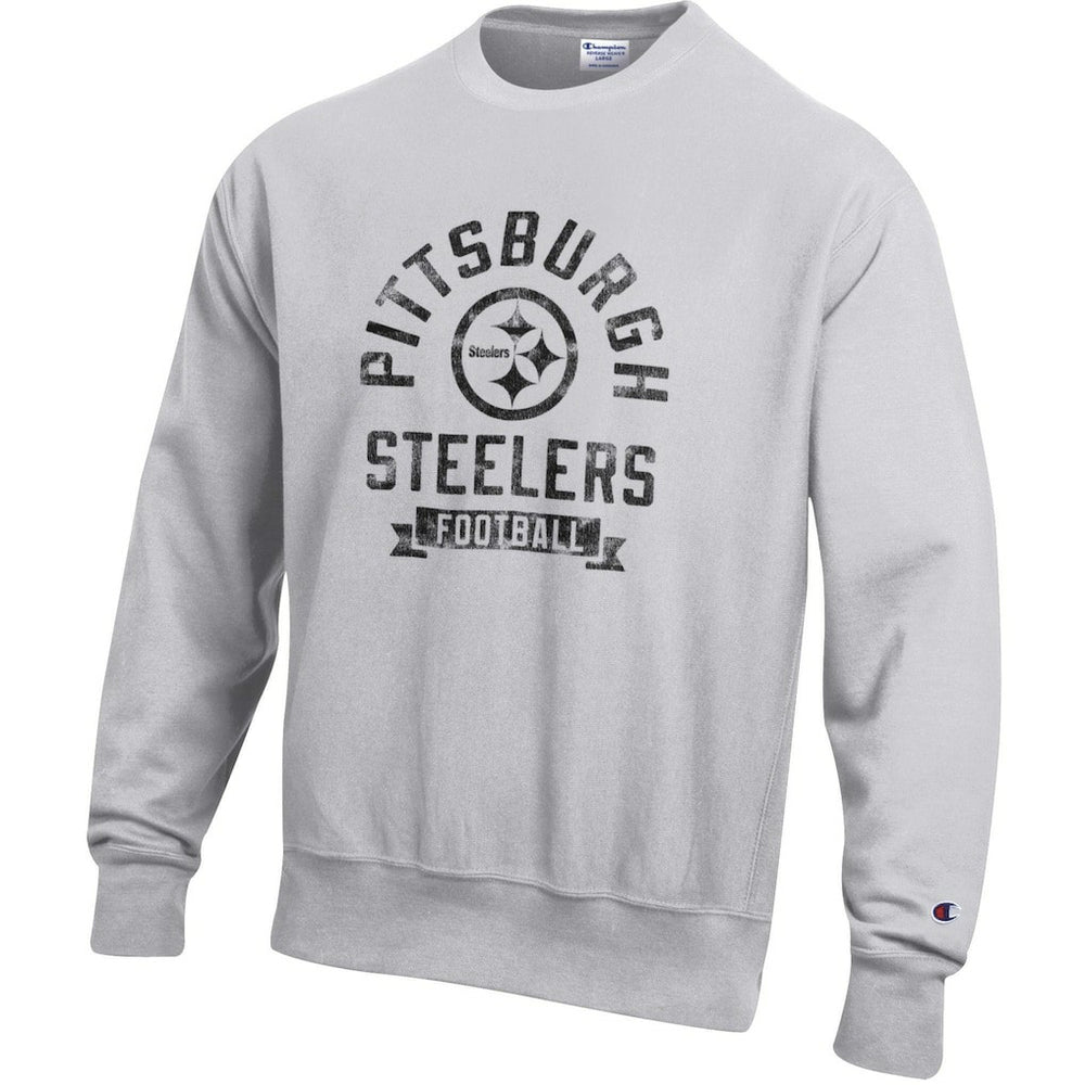 Pittsburgh Steelers Champion Reverse Weave Fleece Pullover Sweatshirt
