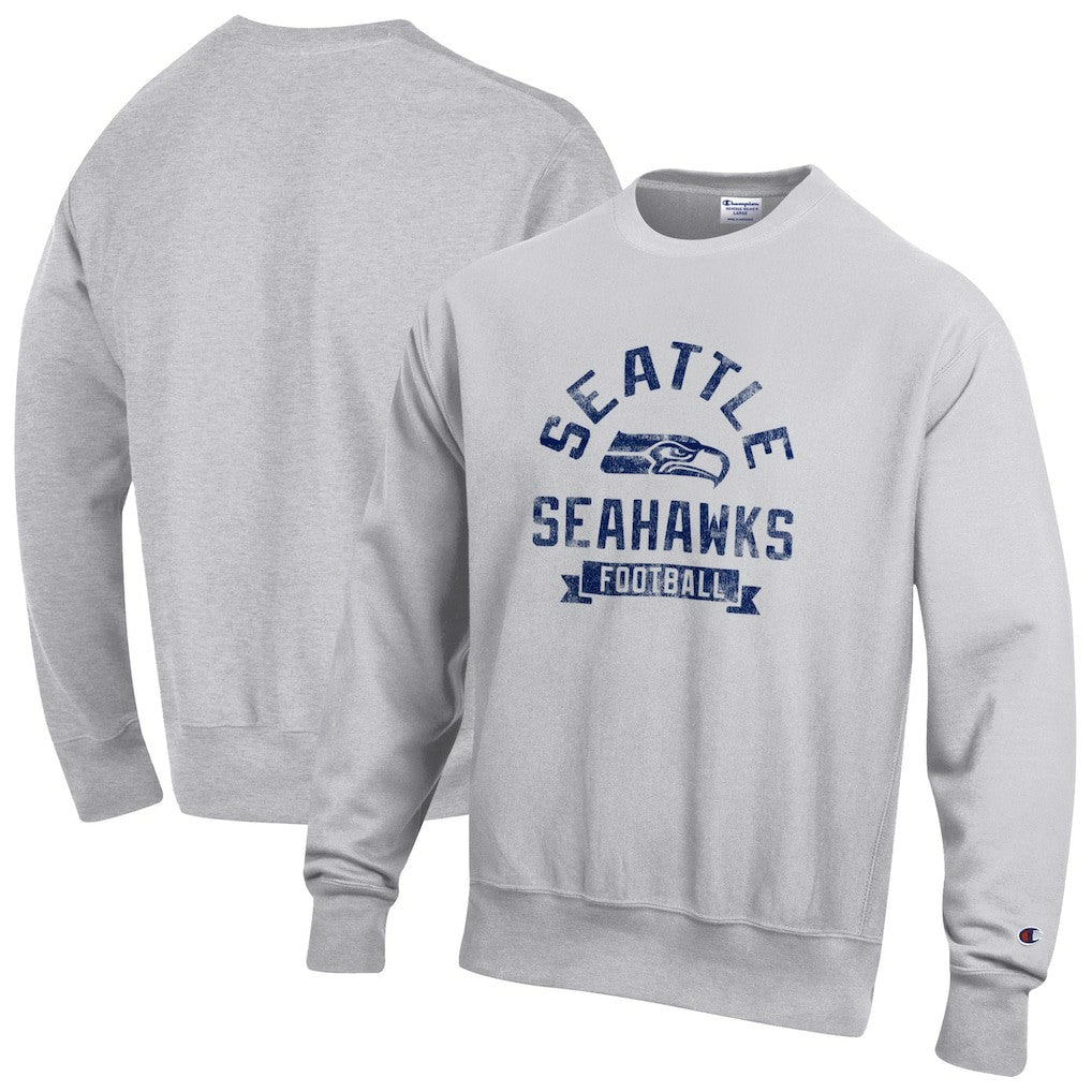 Seattle Seahawks Champion Reverse Weave Fleece Pullover Sweatshirt