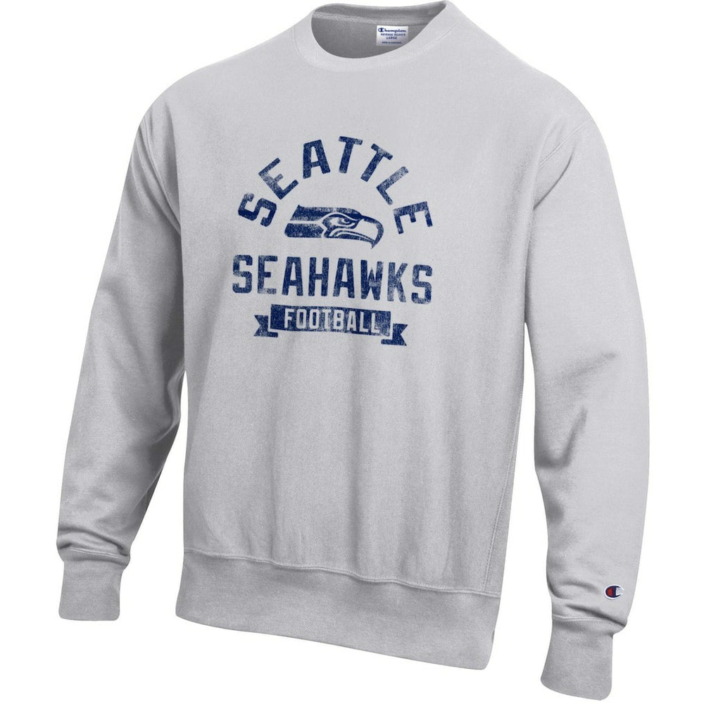 Seattle Seahawks Champion Reverse Weave Fleece Pullover Sweatshirt