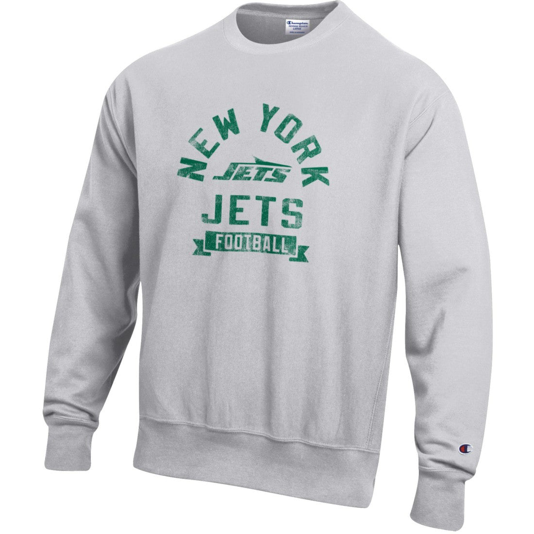 New York Jets Champion Reverse Weave Fleece Pullover Sweatshirt