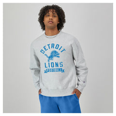 Detroit Lions Champion Reverse Weave Fleece Pullover Sweatshirt