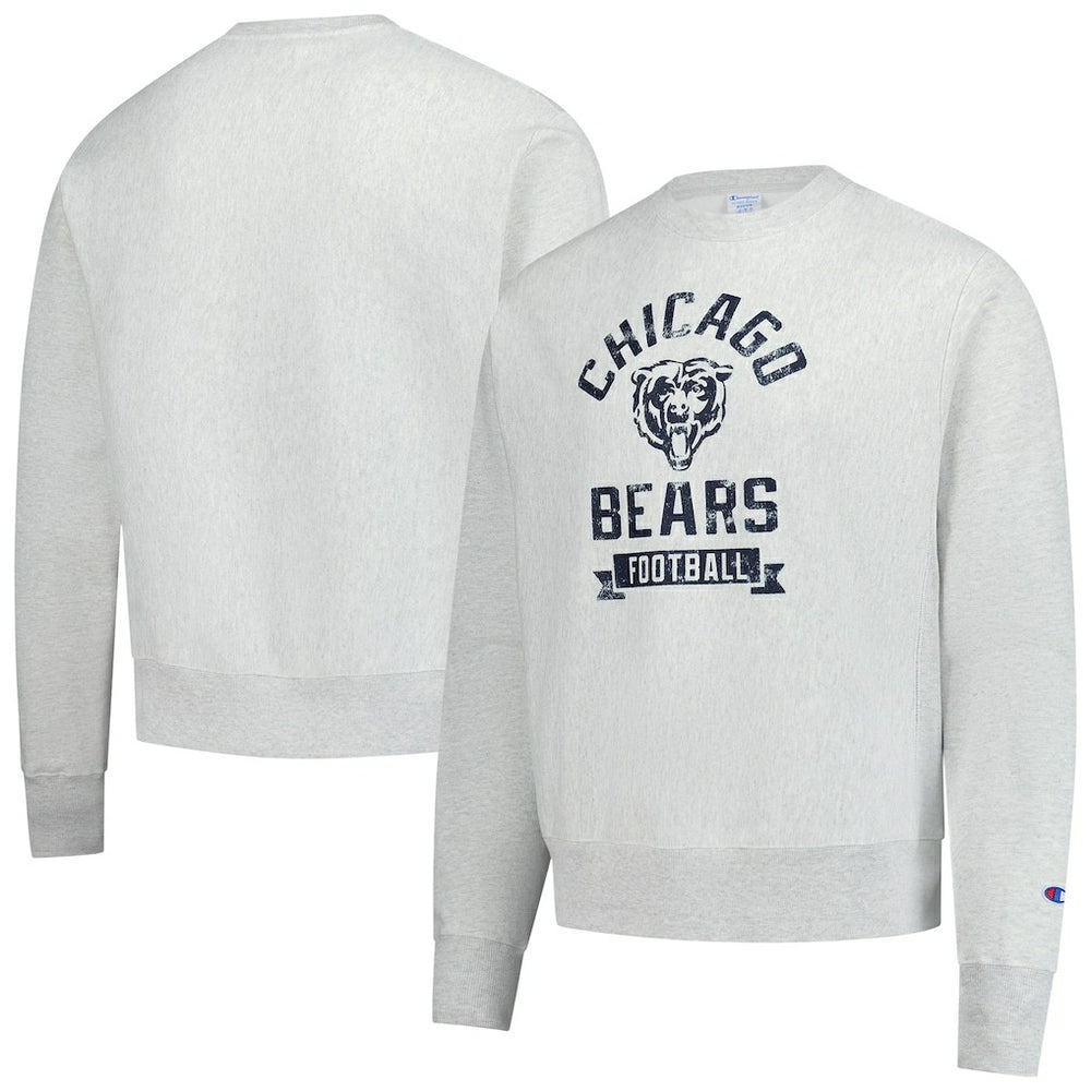 Chicago Bears Champion Reverse Weave Fleece Pullover Sweatshirt