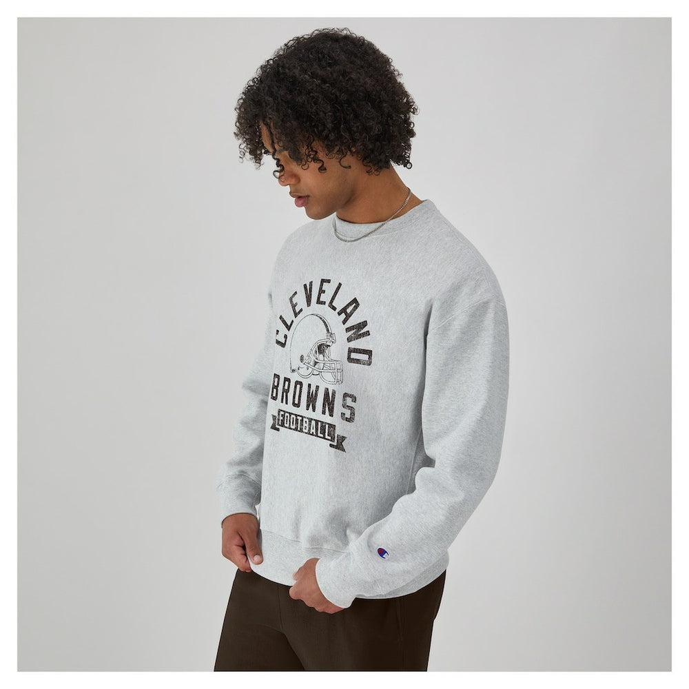 Cleveland Browns Champion Reverse Weave Fleece Pullover Sweatshirt