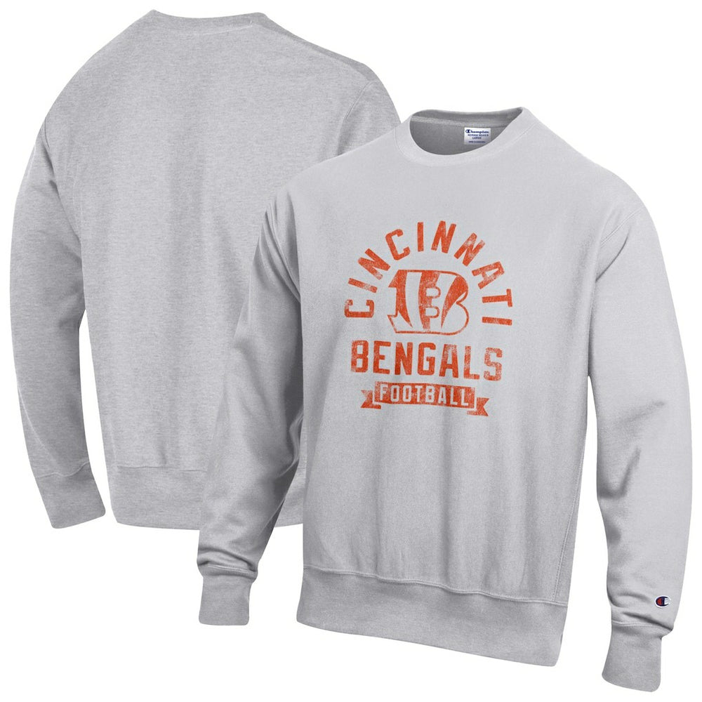 Cincinnati Bengals Champion Reverse Weave Fleece Pullover Sweatshirt