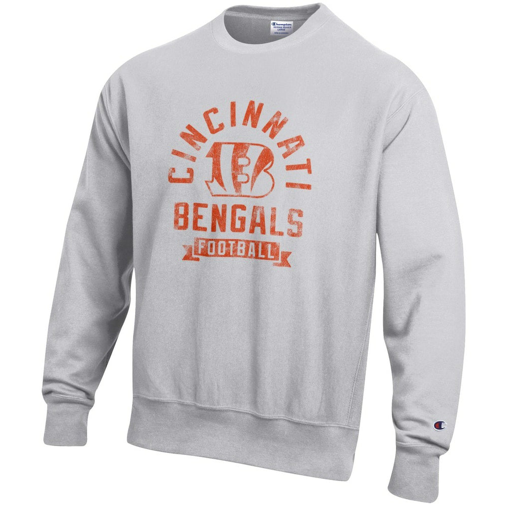 Cincinnati Bengals Champion Reverse Weave Fleece Pullover Sweatshirt