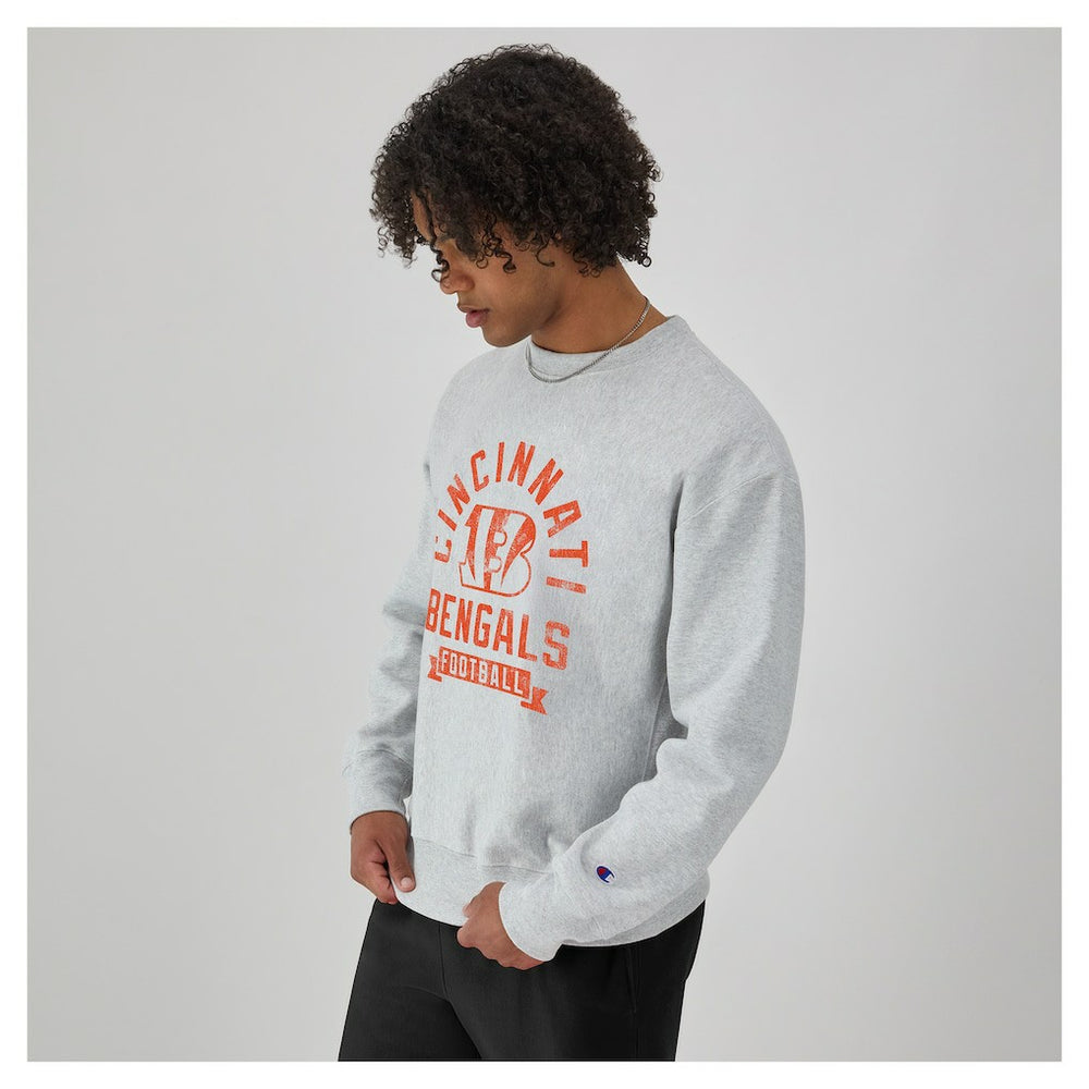 Cincinnati Bengals Champion Reverse Weave Fleece Pullover Sweatshirt