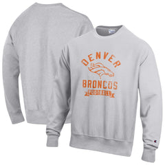 Denver Broncos Champion Reverse Weave Fleece Pullover Sweatshirt
