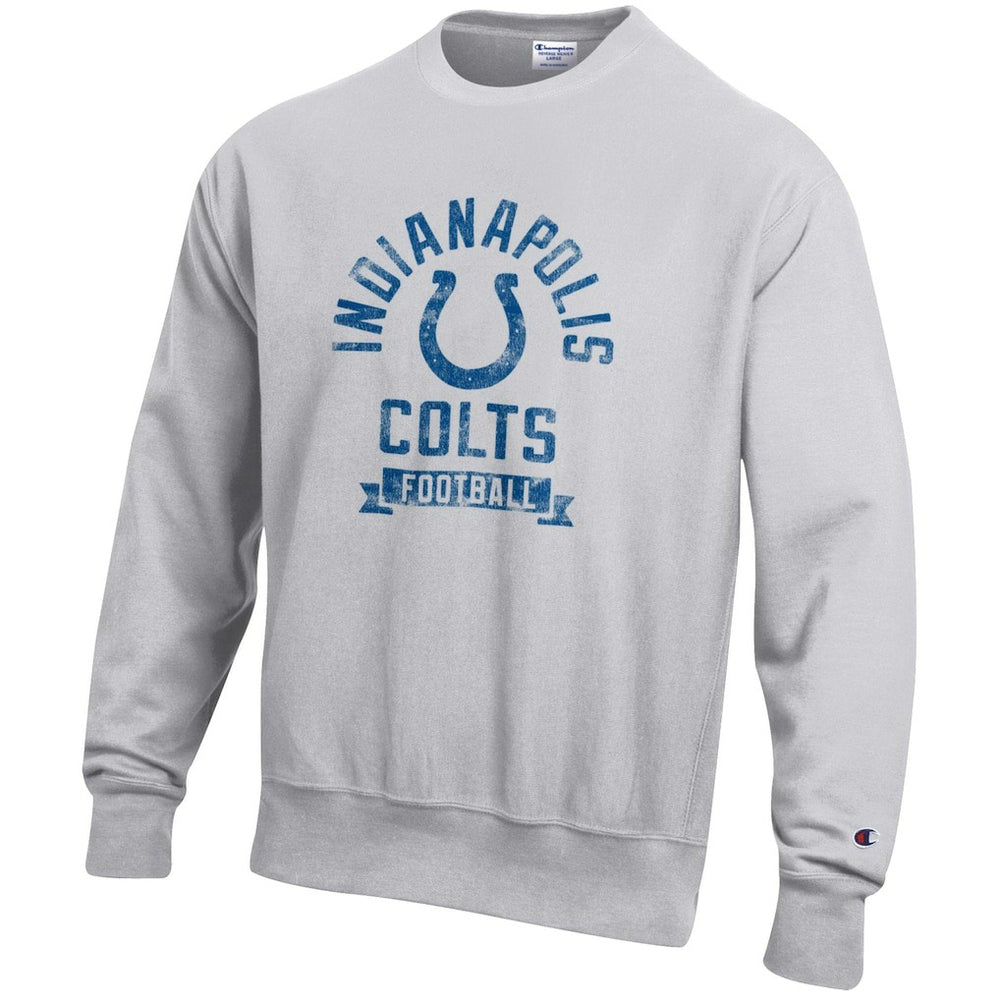 Indianapolis Colts Champion Reverse Weave Fleece Pullover Sweatshirt