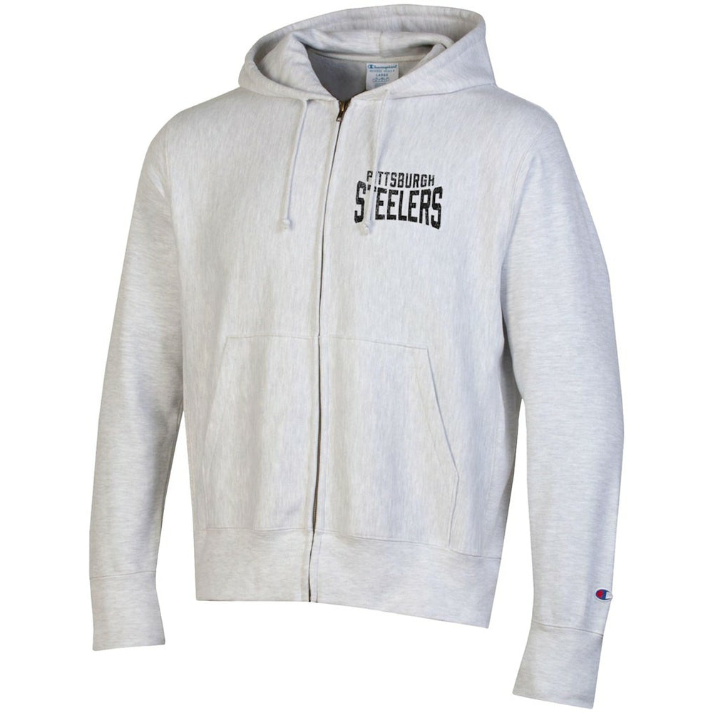 Pittsburgh Steelers Champion Reverse Weave Full-Zip Hoodie