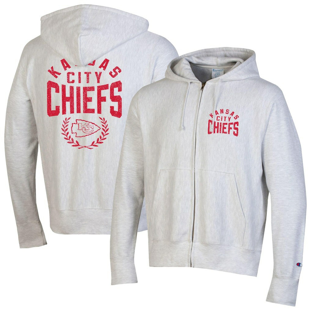 Kansas City Chiefs Champion Reverse Weave Full-Zip Hoodie