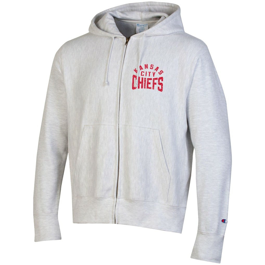 Kansas City Chiefs Champion Reverse Weave Full-Zip Hoodie