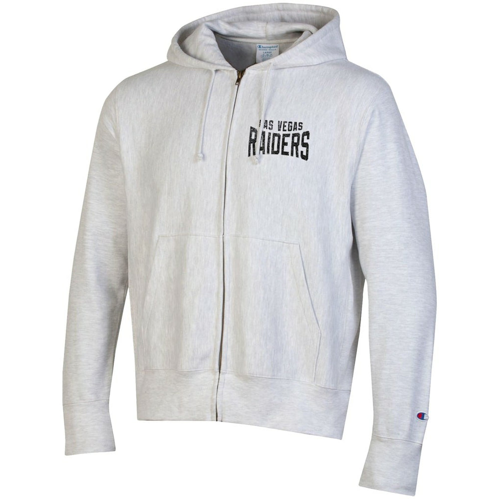Las Vegas Raiders Champion Reverse Weave Full-Zip Hoodie